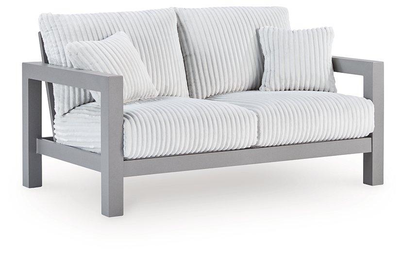 Hurley Park Outdoor Loveseat with Cushion - Abundant Home Collections