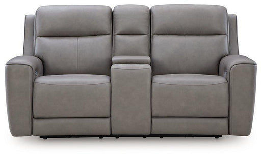 5Z-Comfort Power Reclining Loveseat with Console - Abundant Home Collections