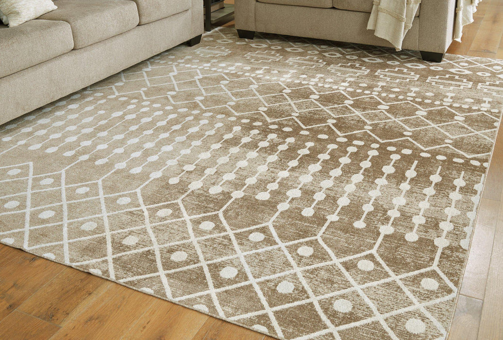 Bunchly 7'10" x 10'3" Washable Rug - Abundant Home Collections