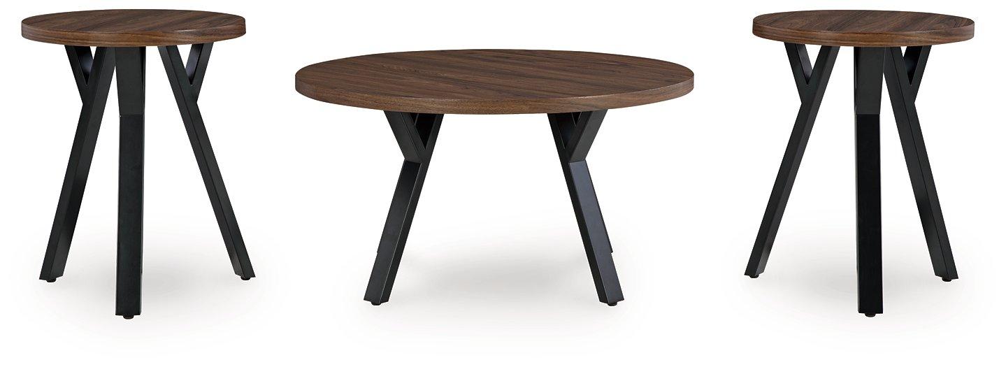 Elbrynn Table (Set of 3) - Abundant Home Collections