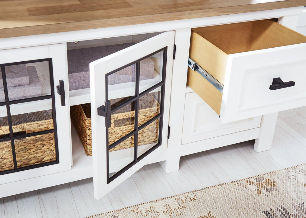 Ashbryn 74" TV Stand - Abundant Home Collections
