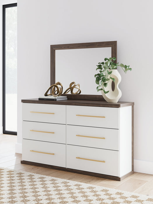 Kendanport Dresser and Mirror - Abundant Home Collections