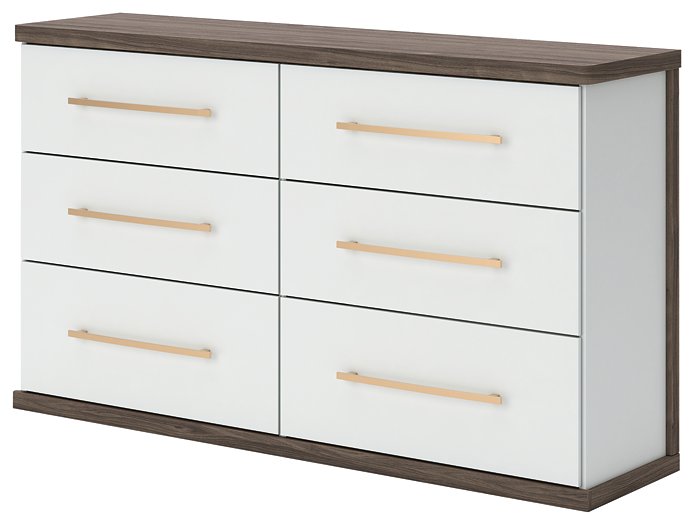 Kendanport Dresser and Mirror - Abundant Home Collections