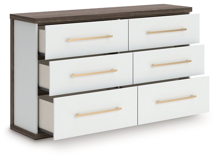 Kendanport Dresser and Mirror - Abundant Home Collections