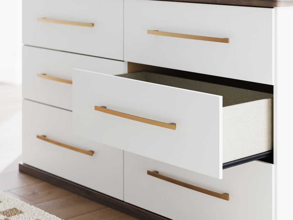 Kendanport Dresser and Mirror - Abundant Home Collections
