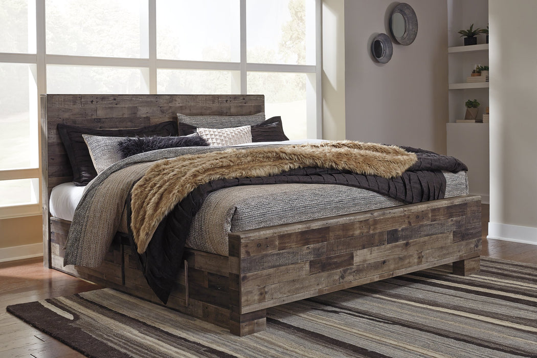 Derekson Bed with 2 Side Storage - Abundant Home Collections
