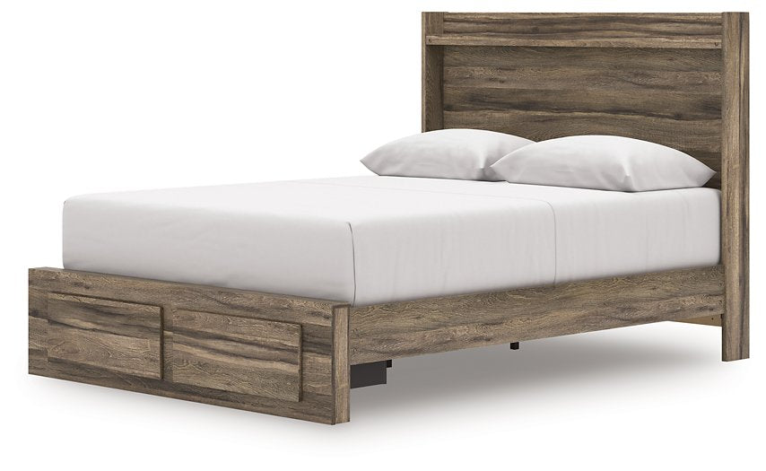 Elbrim Panel Storage Bed - Abundant Home Collections