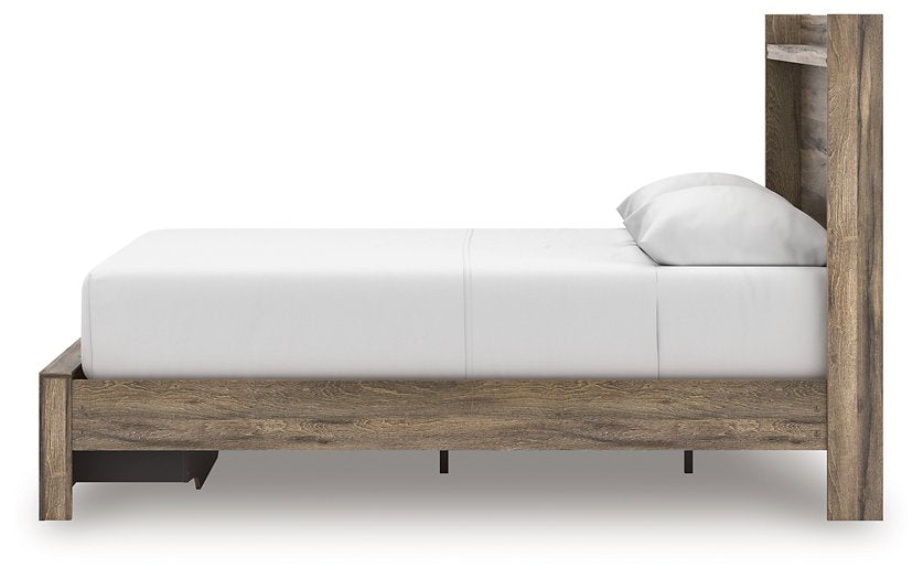 Elbrim Panel Storage Bed - Abundant Home Collections