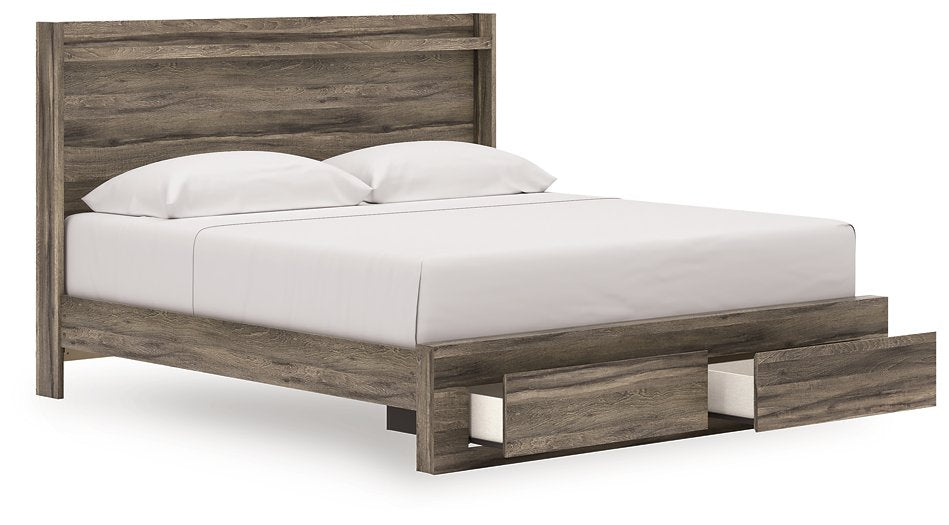 Elbrim Panel Storage Bed - Abundant Home Collections