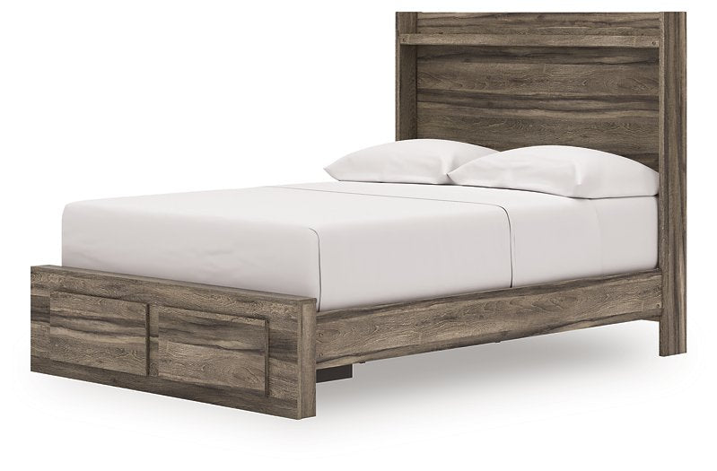 Elbrim Panel Storage Bed - Abundant Home Collections