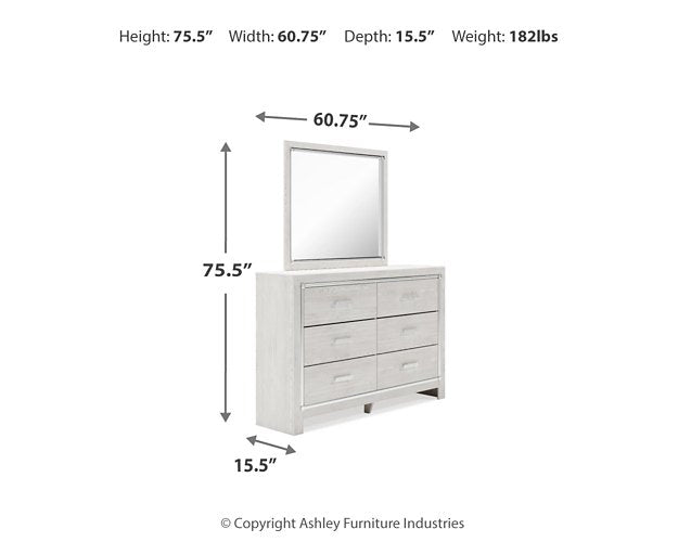 Altyra Dresser and Mirror - Abundant Home Collections
