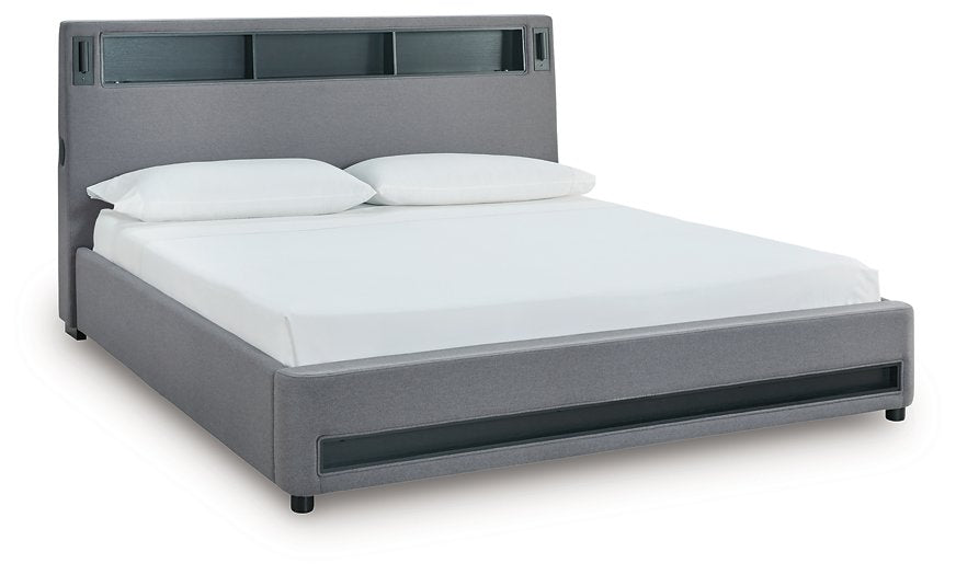 Verishaw Upholstered Bed - Abundant Home Collections