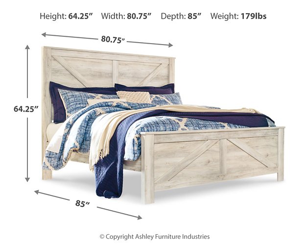 Bellaby Crossbuck Bed - Abundant Home Collections