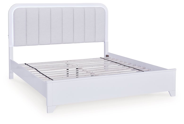 Jarlee Upholstered Bed - Abundant Home Collections