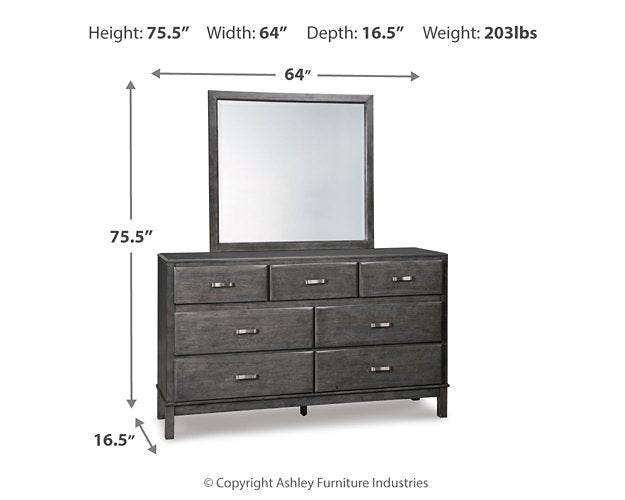Caitbrook Dresser and Mirror - Abundant Home Collections