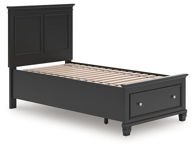 Lanolee Panel Storage Bed - Abundant Home Collections