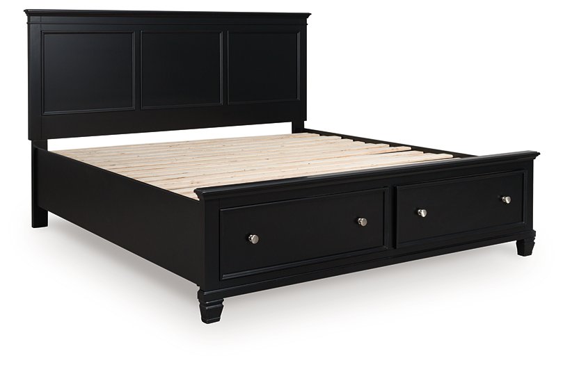 Lanolee Panel Storage Bed - Abundant Home Collections