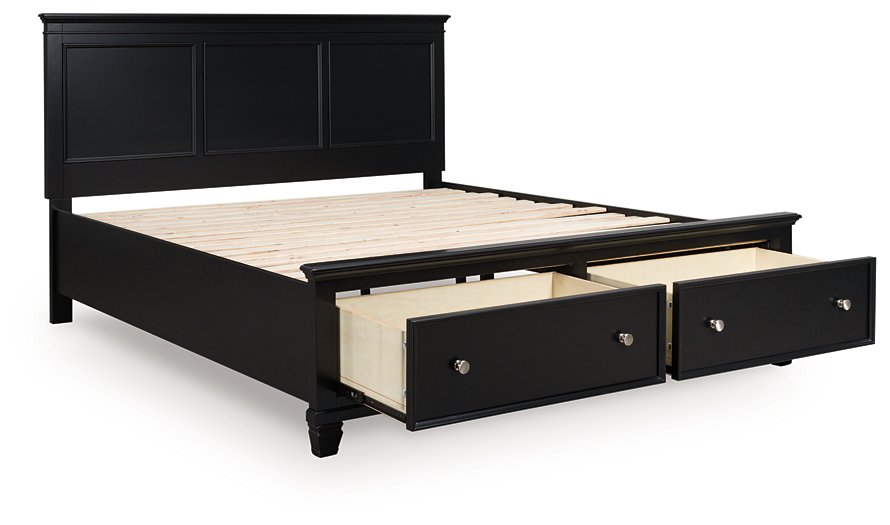 Lanolee Panel Storage Bed - Abundant Home Collections
