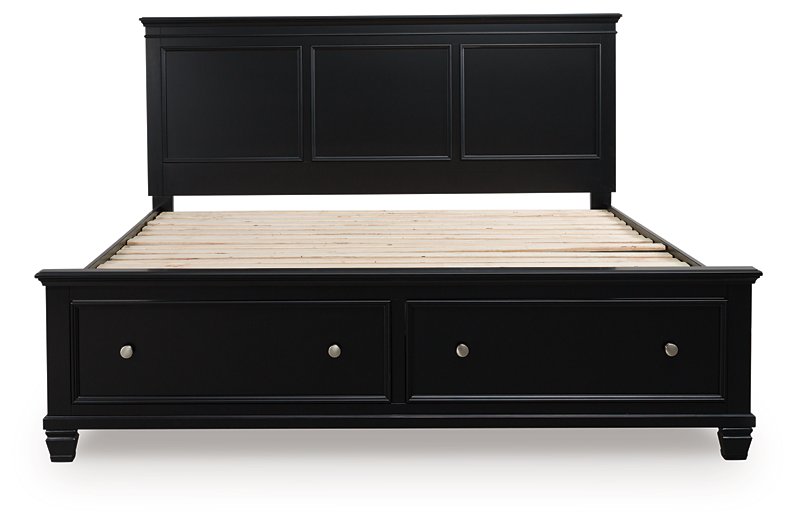 Lanolee Panel Storage Bed - Abundant Home Collections