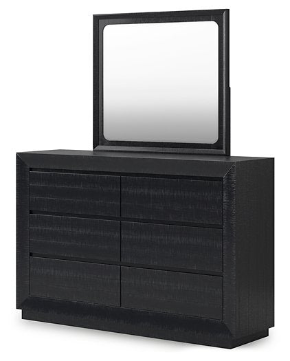 Londer Dresser and Mirror - Abundant Home Collections