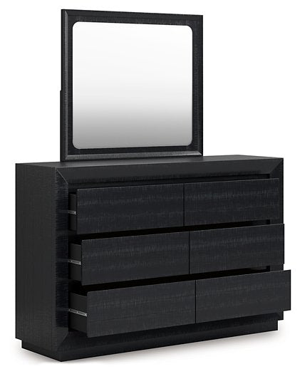 Londer Dresser and Mirror - Abundant Home Collections