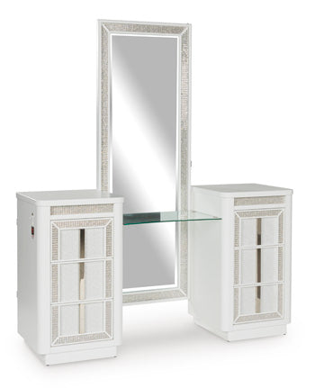 Chalanna Vanity with Mirror - Abundant Home Collections