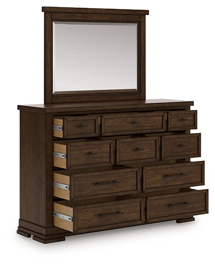 Taffenbrook Dresser and Mirror - Abundant Home Collections
