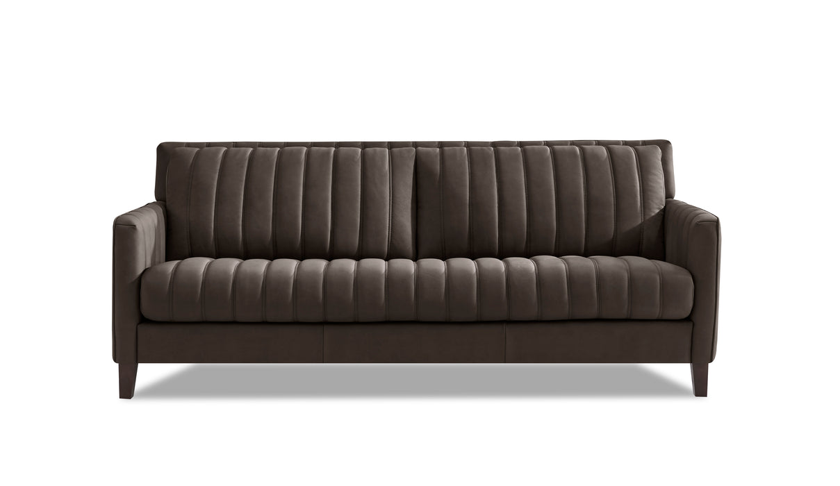 Ennis Leather Sofa Collection - Abundant Home Collections