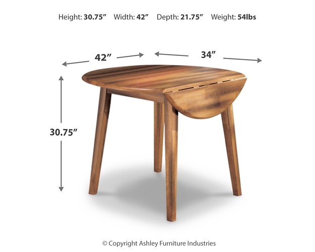 Berringer Dining Drop Leaf Table - Abundant Home Collections