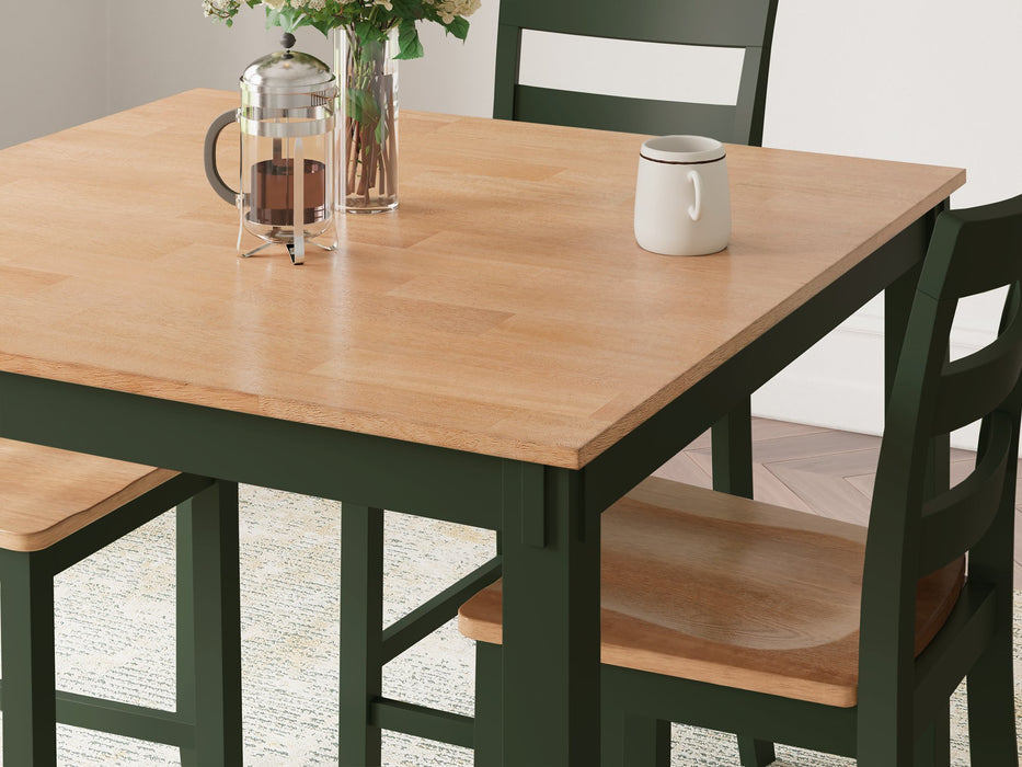 Gesthaven Counter Height Dining Table and 4 Barstools (Set of 5) - Abundant Home Collections