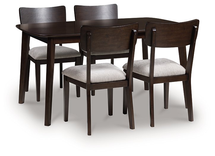 Mallenette Dining Table and 4 Chairs (Set of 5) - Abundant Home Collections