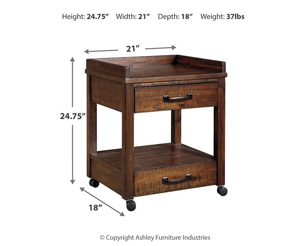 Baldridge Printer Stand - Abundant Home Collections