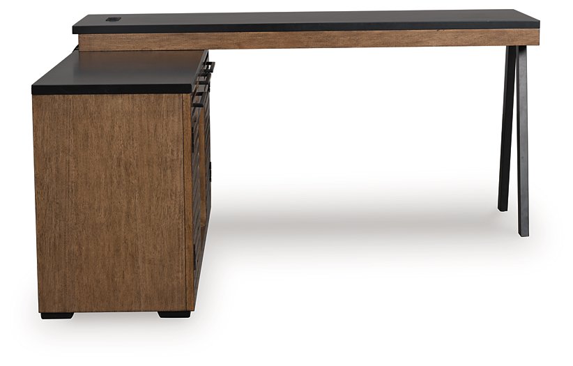 Kallari Credenza with Desk Return - Abundant Home Collections