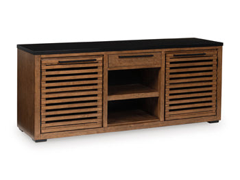 Kallari Credenza with Desk Return - Abundant Home Collections