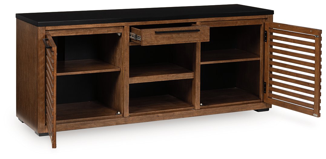 Kallari Credenza with Desk Return - Abundant Home Collections