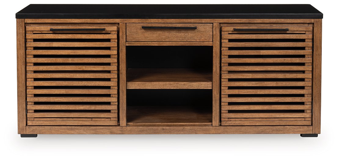 Kallari Credenza with Desk Return - Abundant Home Collections