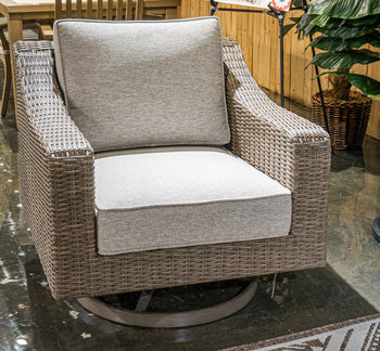 Laguna Heights Swivel Lounge with Cushion - Abundant Home Collections