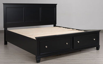 Lanolee Panel Storage Bed - Abundant Home Collections