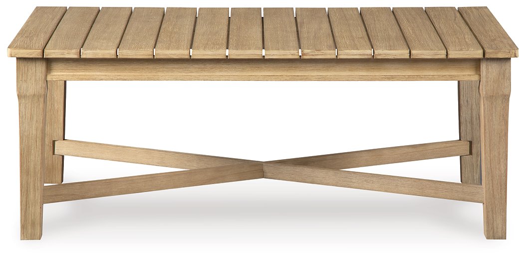 Carter Hall Outdoor Coffee Table - Abundant Home Collections