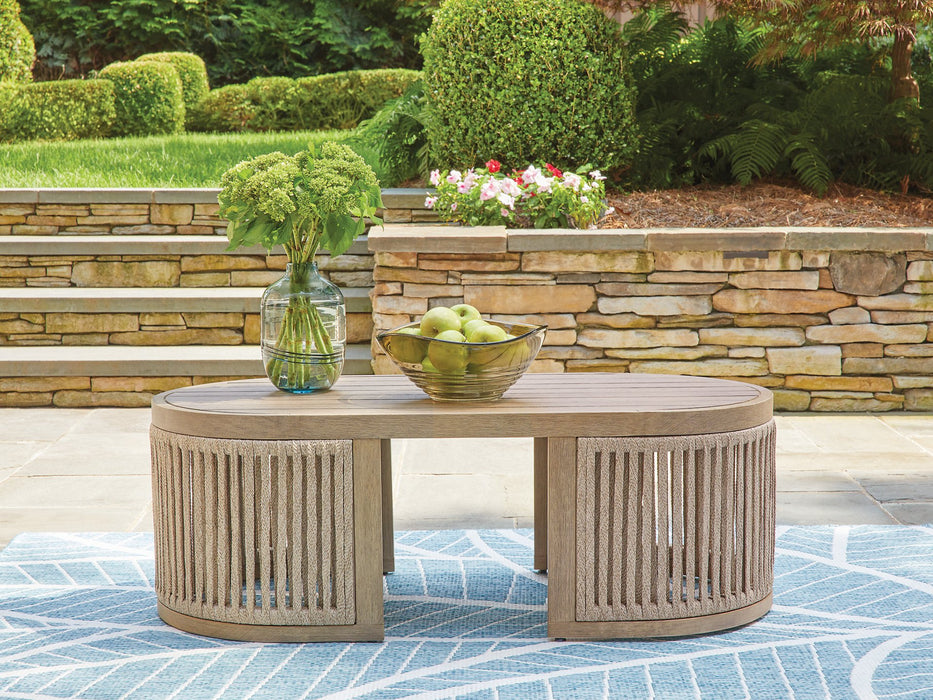 Serena Shores Outdoor Coffee Table - Abundant Home Collections