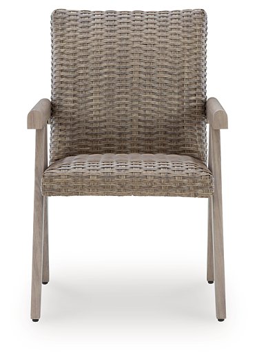 Cliff Trails Outdoor Arm Chair (Set of 2) - Abundant Home Collections