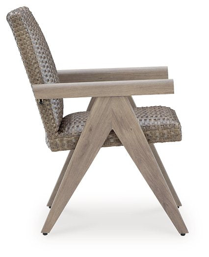 Cliff Trails Outdoor Arm Chair (Set of 2) - Abundant Home Collections