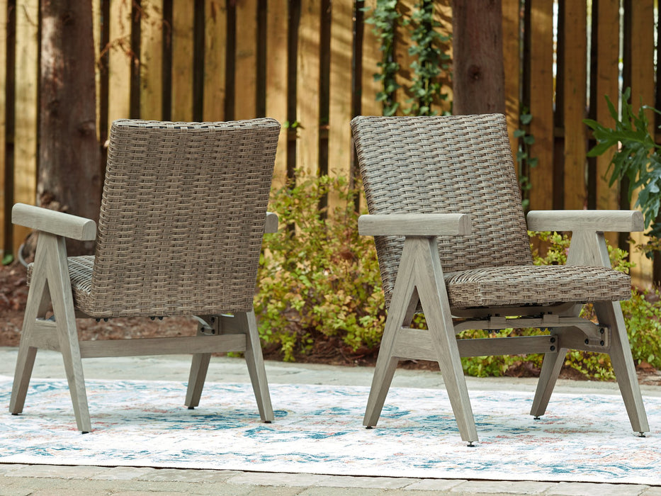 Cliff Trails Outdoor Rocking Arm Chair (Set of 2) - Abundant Home Collections