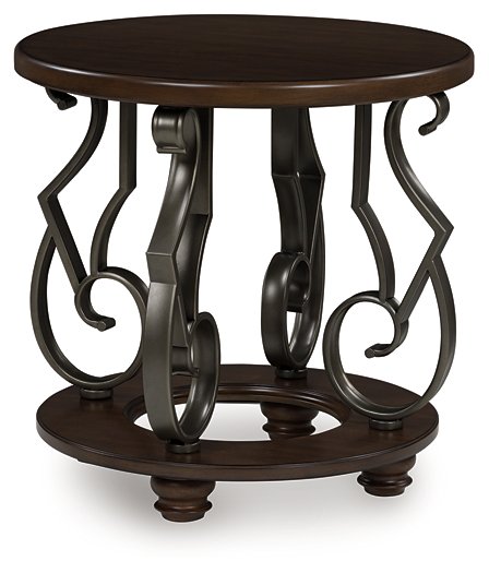 Frallyn End Table - Abundant Home Collections