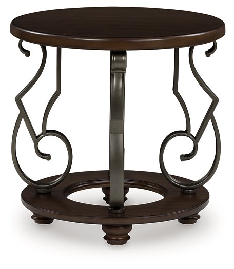 Frallyn End Table - Abundant Home Collections