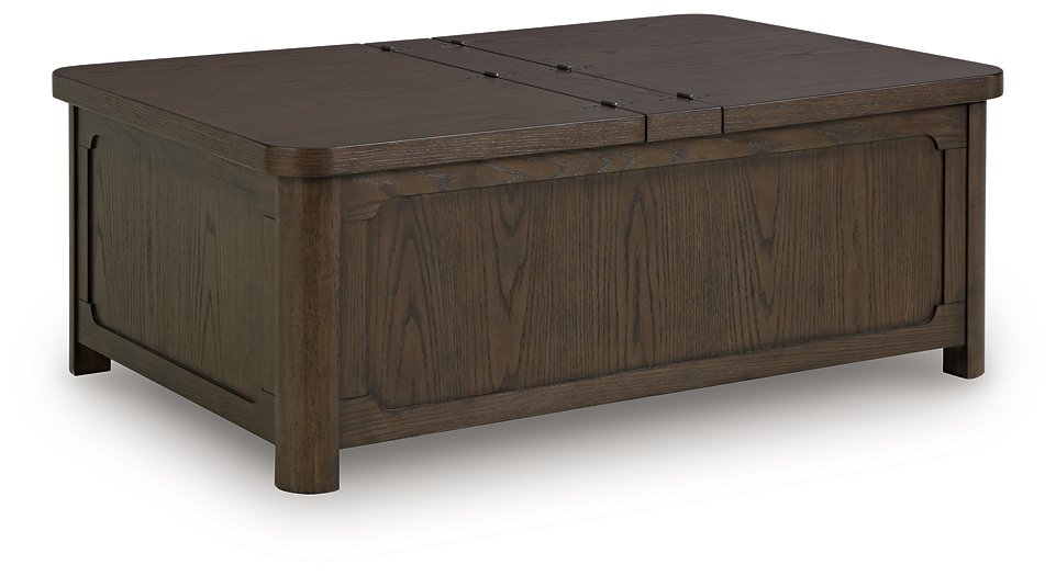 Breckington Coffee Table With Storage - Abundant Home Collections