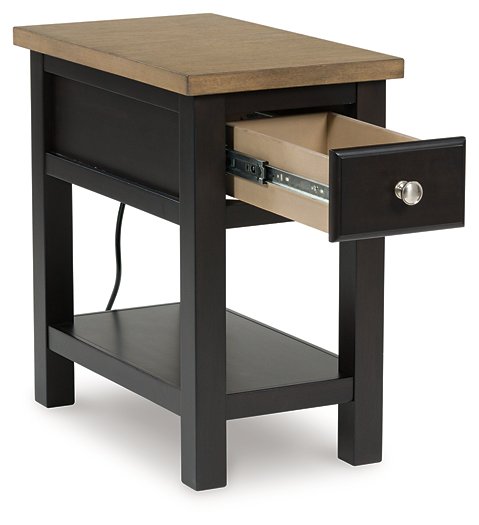 Drazmine Chairside End Table - Abundant Home Collections