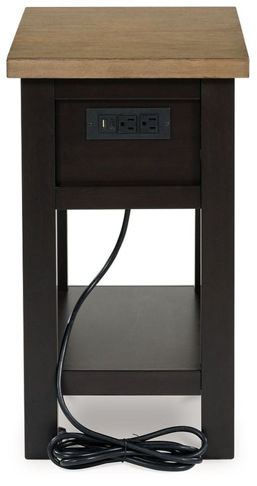 Drazmine Chairside End Table - Abundant Home Collections