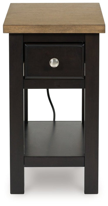 Drazmine Chairside End Table - Abundant Home Collections