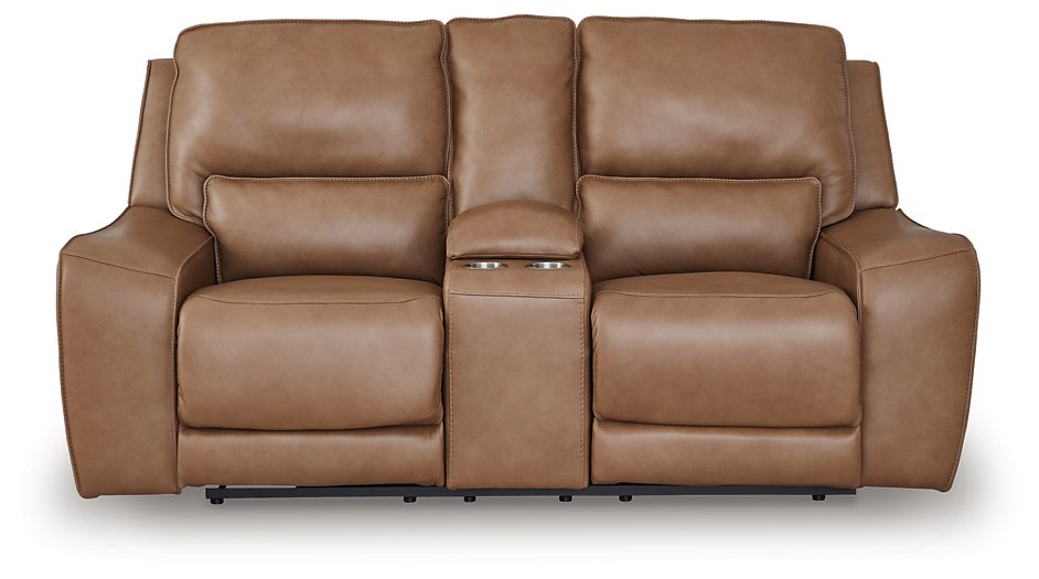 DeepWakes Power Reclining Loveseat with Console - Abundant Home Collections